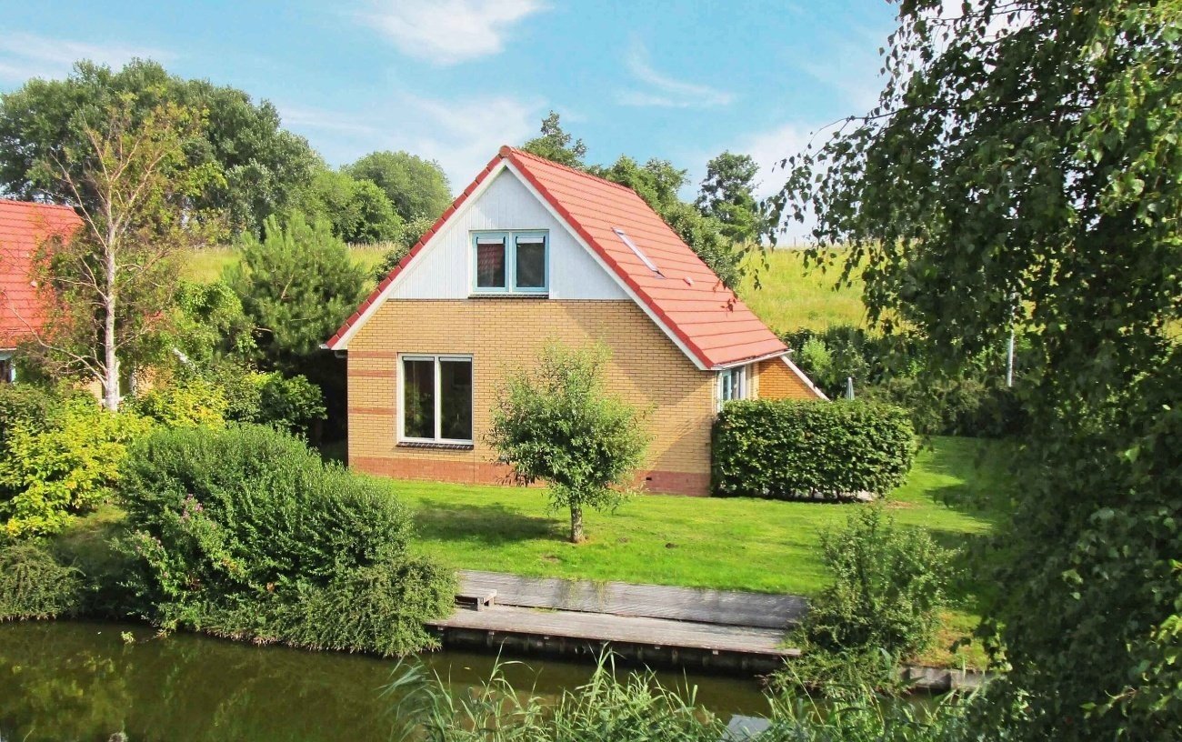 Huisjes met vissteiger