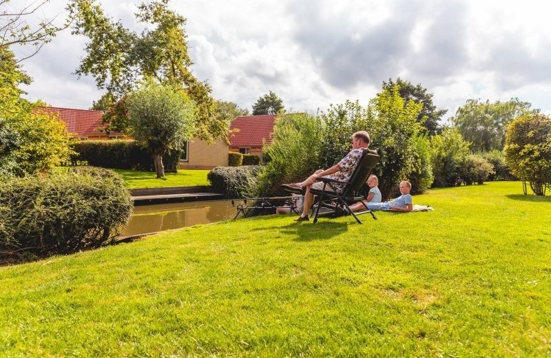 Vakantiepark met viswater