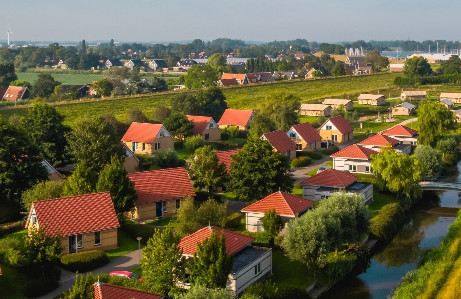 Vakantievilla aan visvijver